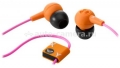 Вакуумные наушники для iPhone, iPad, iPod, Samsung и HTC JBL Roxy Reference 250, цвет оранжевый с розовым (R250-OP)