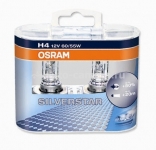 Галогенная лампа Osram H4 12v 60/55w Silverstar 2.0 64193SV2