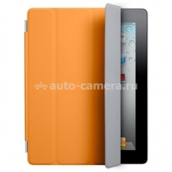 Оригинальный полиуретановый чехол для iPad 3 и iPad 4 Smart Cover Polyurethane, цвет Orange