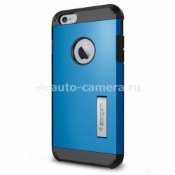 Пластиковый чехол-накладка для iPhone 6 Plus SGP-Spigen Tough Armor Case, цвет Electric Blue (SGP11054)