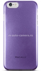 Поликарбонатный чехол-накладка для iPhone 6 Plus Macally Protective Snap-on Case, цвет Purple (SNAPP6L-PU)